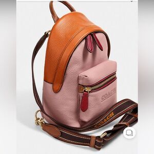 Mini Coach  charter  18 colorblock backpack